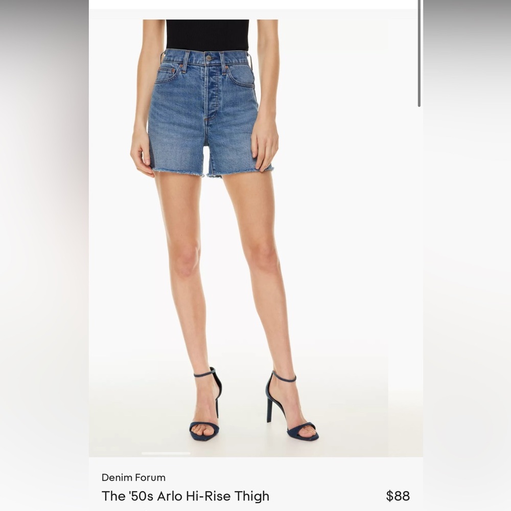 Denim Forum Arlo Mid Thigh Shorts